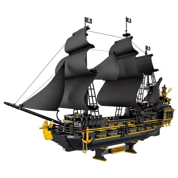 Honchoes Pirate Ship Building Blocks Set Compatible with Lego Ship Model Decor Gift for Adults Boys 2076Pcs