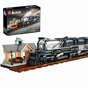 Honchoes Railway Station Train Building Set Compatible with Lego Train Model Gift for Adults Boys Girls 1277 Pcs