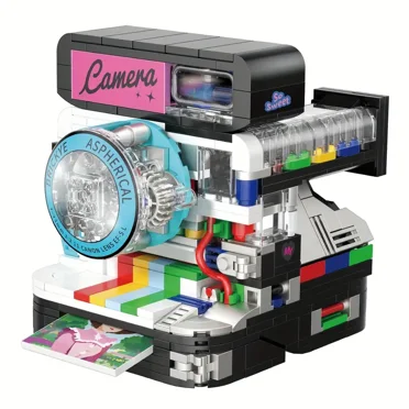 Honchoes Retro Camera Building Block set for Adults Boys Girls Not Compatible with Lego 478 Pcs