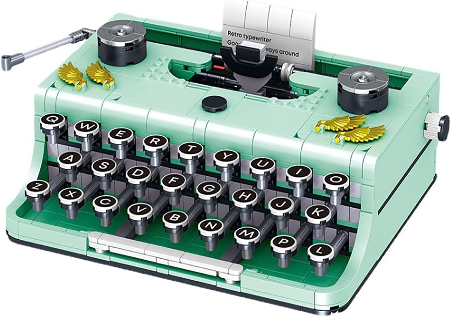Honchoes Retro Typewriter Building Set Compatible with Lego Vintage ...