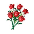 thumbnail image 1 of Honchoes Roses Bouquet Building Set Compatible with Lego Flowers Baby's Breath for Women 336Pcs, 1 of 4