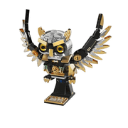 Honchoes Steampunk Owl Building Blocks Set Compatible with Lego Animal Bird Model Home Decor Gift 494Pcs