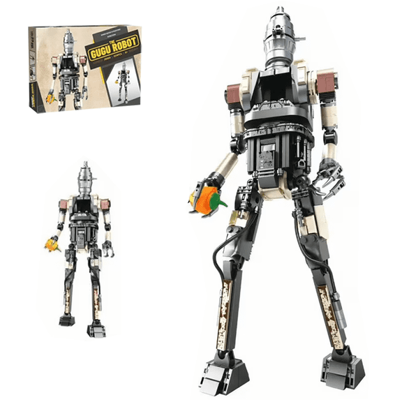 Honchoes Steampunk Robot Toy Building Sets Compatible with Lego Robot Kit Gift for Adults Boys 654 Pcs