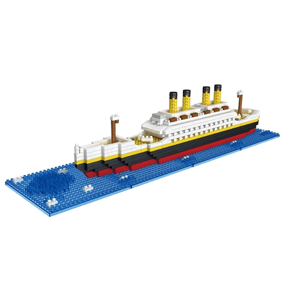 Honchoes Titanic Cruise Ship Building Set MIni Not Compatible with Lego Ship Modle for Adults