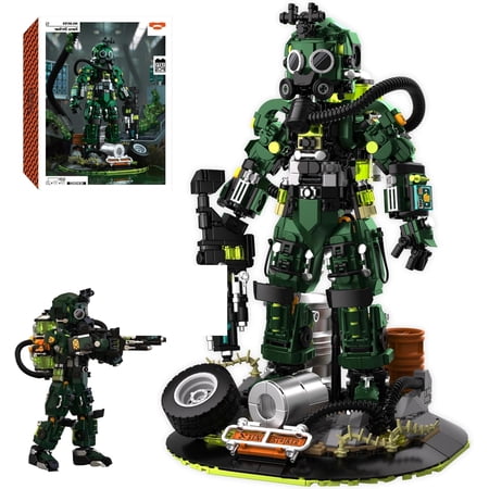 Honchoes Xeno-Striker Figure Building Set Compatible with Lego Home Office Decor Gift for Adults 1271 Pcs