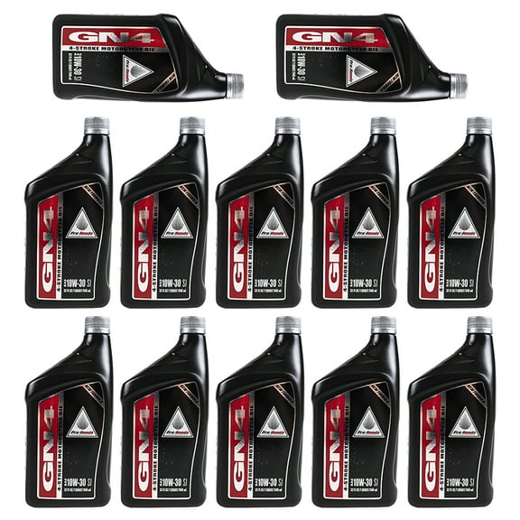Honda 08C35-A131M02 12pk Genuine OEM GN4 SAE 10W-30 SJ 4-Stroke Motorcycle Engine Oil 1