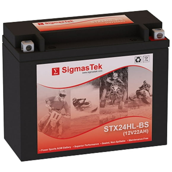 Honda 1500CC Gold Wing GL1500, 1988-2000 Battery Replacement STX24HL-BS 12V 22AH 350 CCA
