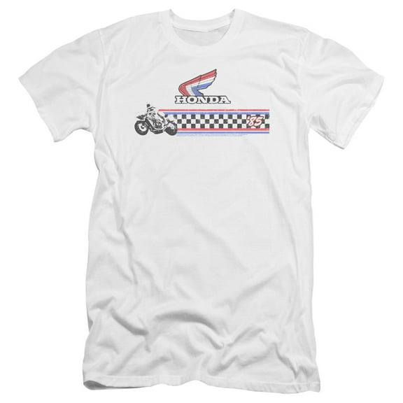 Honda - 1985 Red White Blue - Premium Slim Fit Short Sleeve Shirt - XX-Large