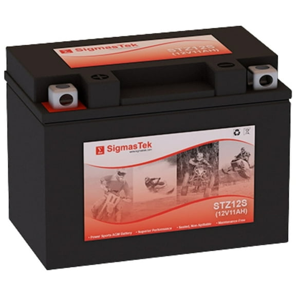 Honda 750CC Shadow Spirit, Aero, 2007-2010 SLA Battery by SigmasTek STX14L-BS 12V 11AH 230 CCA