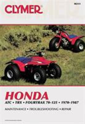 Pre-Owned Clymer Honda Atc Trx Fourtrax 70-125, 1970-1987: Maintenance, Troubleshooting, Repair (Paperback) 0892872144 9780892872145