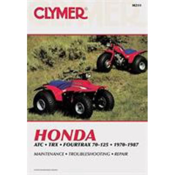 Pre-Owned Clymer Honda Atc Trx Fourtrax 70-125, 1970-1987: Maintenance, Troubleshooting, Repair (Paperback) 0892872144 9780892872145