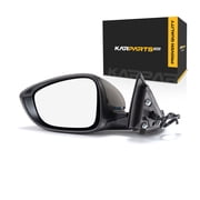 For Honda Accord 2018 19 20 21 2022 Door Mirror Driver Side | Power Glass | Non-Heated | Manual Folding | Paintable | Non-Towing | Replacement For HO1320328 | 76258TVAA02, 76251TVAA01ZJ