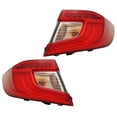 thumbnail image 1 of For Honda Accord 2018 19 20 21 2022 Tail Light Driver and Passenger Side | Pair | CAPA | LED - Replacement For HO2804118, HO2805118 | 33550-TVA-A01, 33500-TVA-A01, 1 of 6