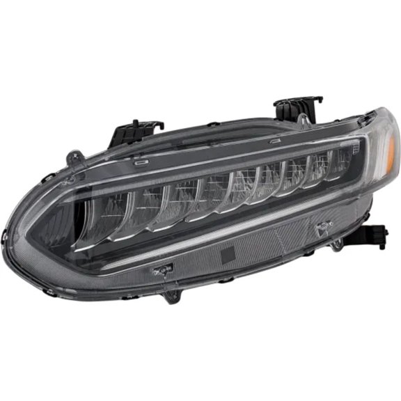 For Honda Accord 2021 2022 Headlight Driver Side | LED | With LED High Beam | With Bulbs | Fits EX-L/Touring | Replacement For HO2502201 | 191275869789, 33150TVAA91