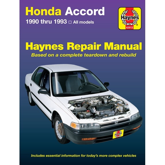 Honda Accord (90-93) Haynes Repair Manual ^