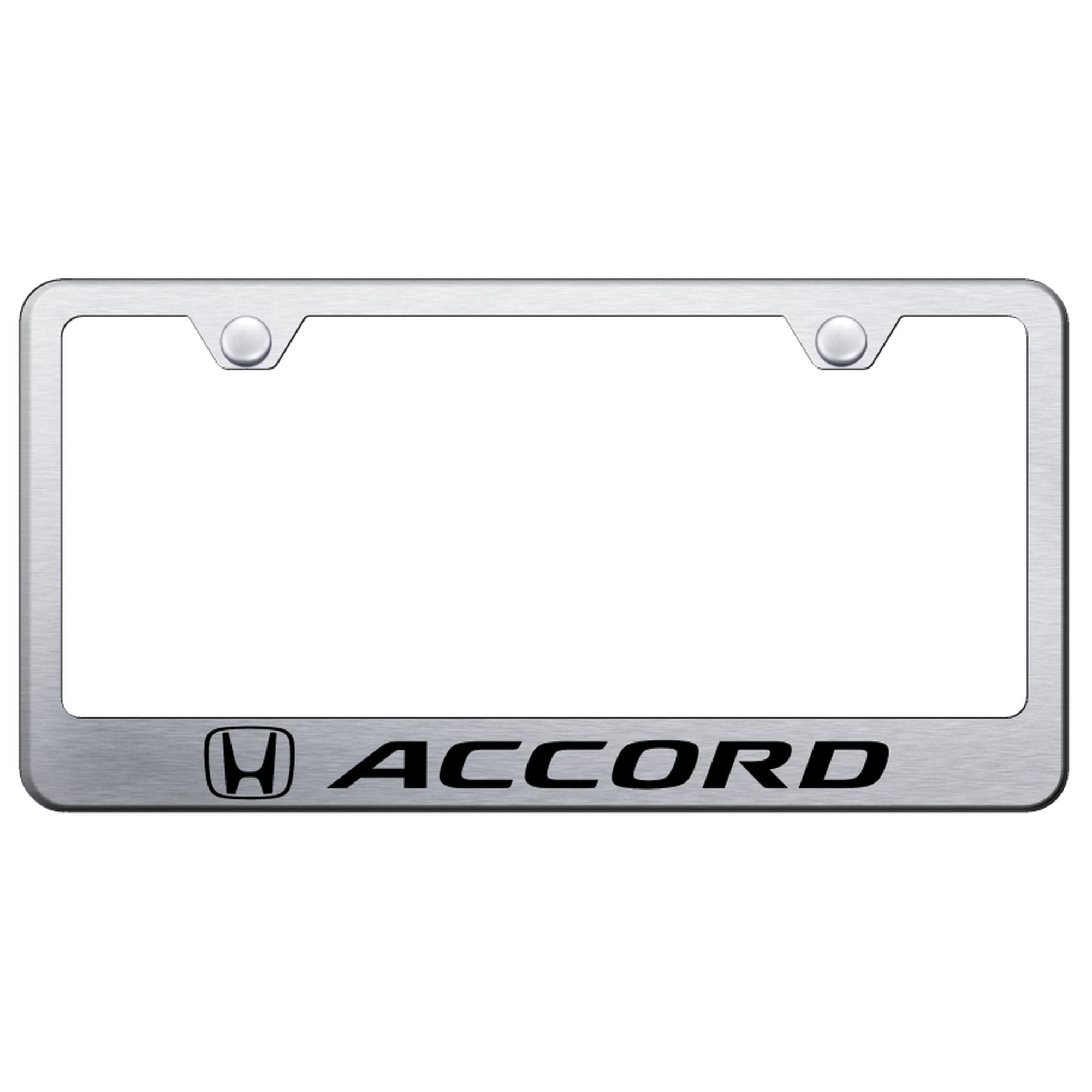 Honda Accord License Plate Frame