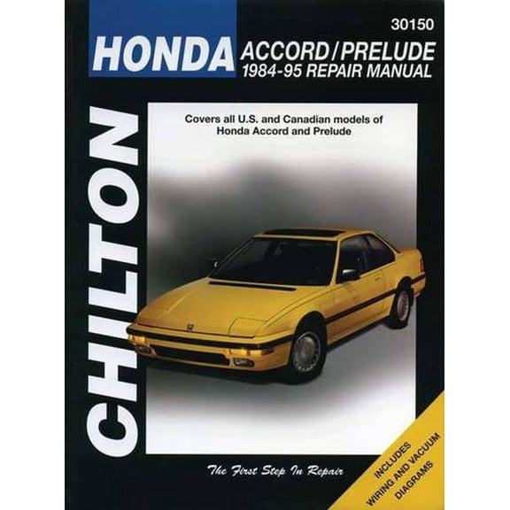 Pre-Owned Honda Accord & Prelude (1984-95) Chilton Repair Manual (USA) ^