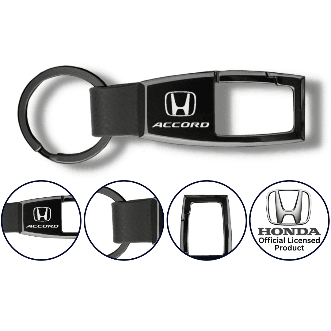 Honda Accord Premier Carabiner Black Pearl Key Chain Ring Fob Official ...