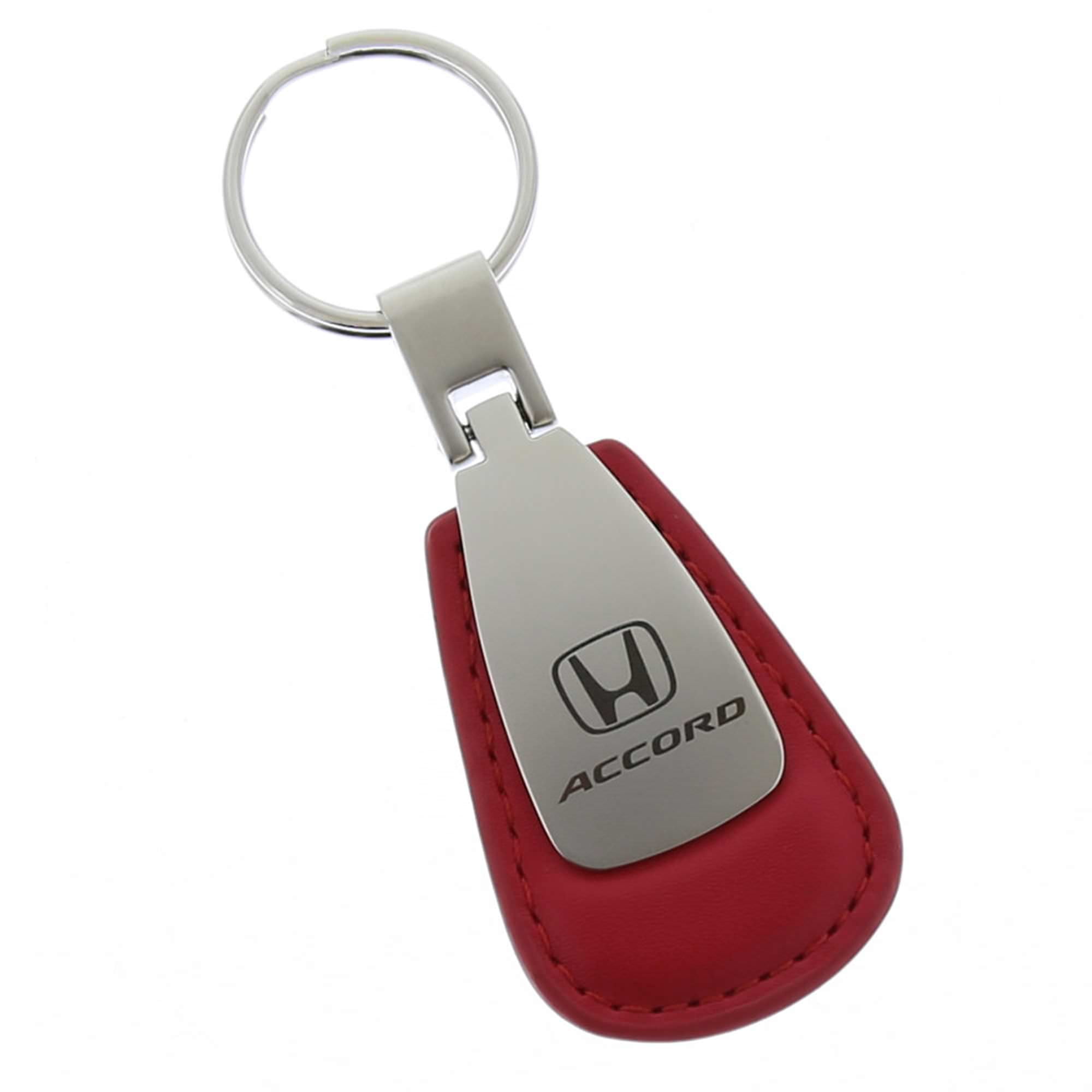 Honda Accord Red Leather Tear Drop Key Chain - Walmart.com