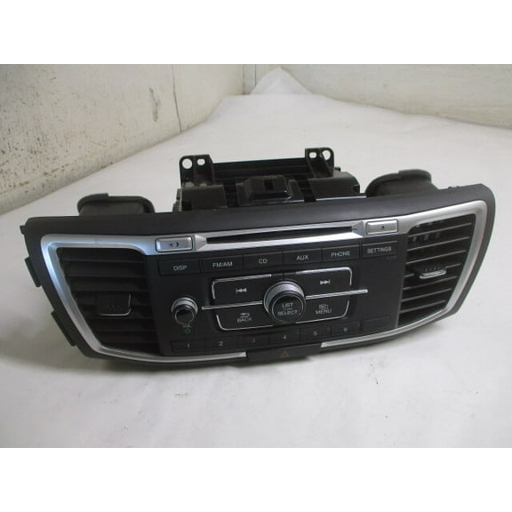 Pre-Owned Honda Accord Single Disc CD Player Radio Stereo OEM LKQ - Verify Specific Vehicle Fitment In Description - (Good)