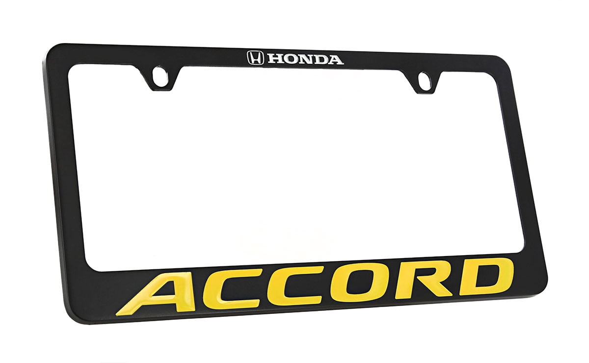 Autogold ® XPL.N.CB - Black License Plate with 3D Chrome Explorer Logo