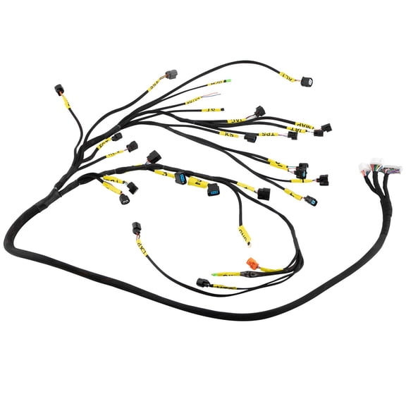 Honda Acura K-Swap Engine Wiring Harness - Fit Integra CRX EK EG RSX Civic EP3 (01-05) - Direct Replacement - K20/K24 Compatible - Engine System - Authority ID: MXR02FXSY