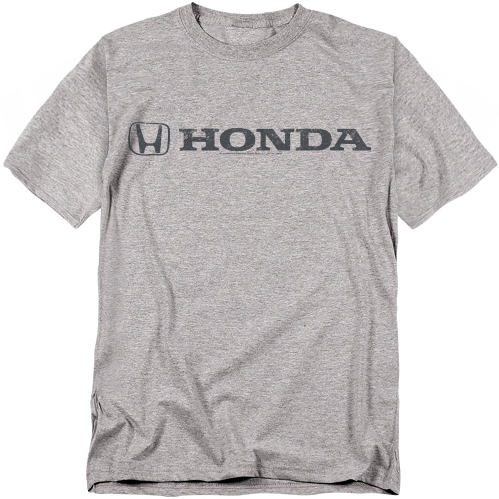 Honda Auto T-Shirt Distressed Horizontal Logo Unisex Graphic Tee