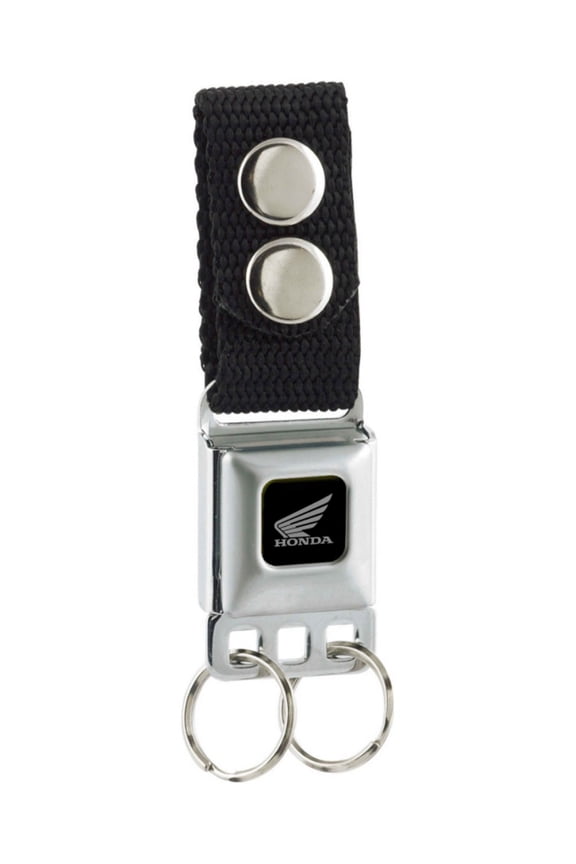 Honda Automobile Company Gray Motorcycle Wings Logo Key Chain