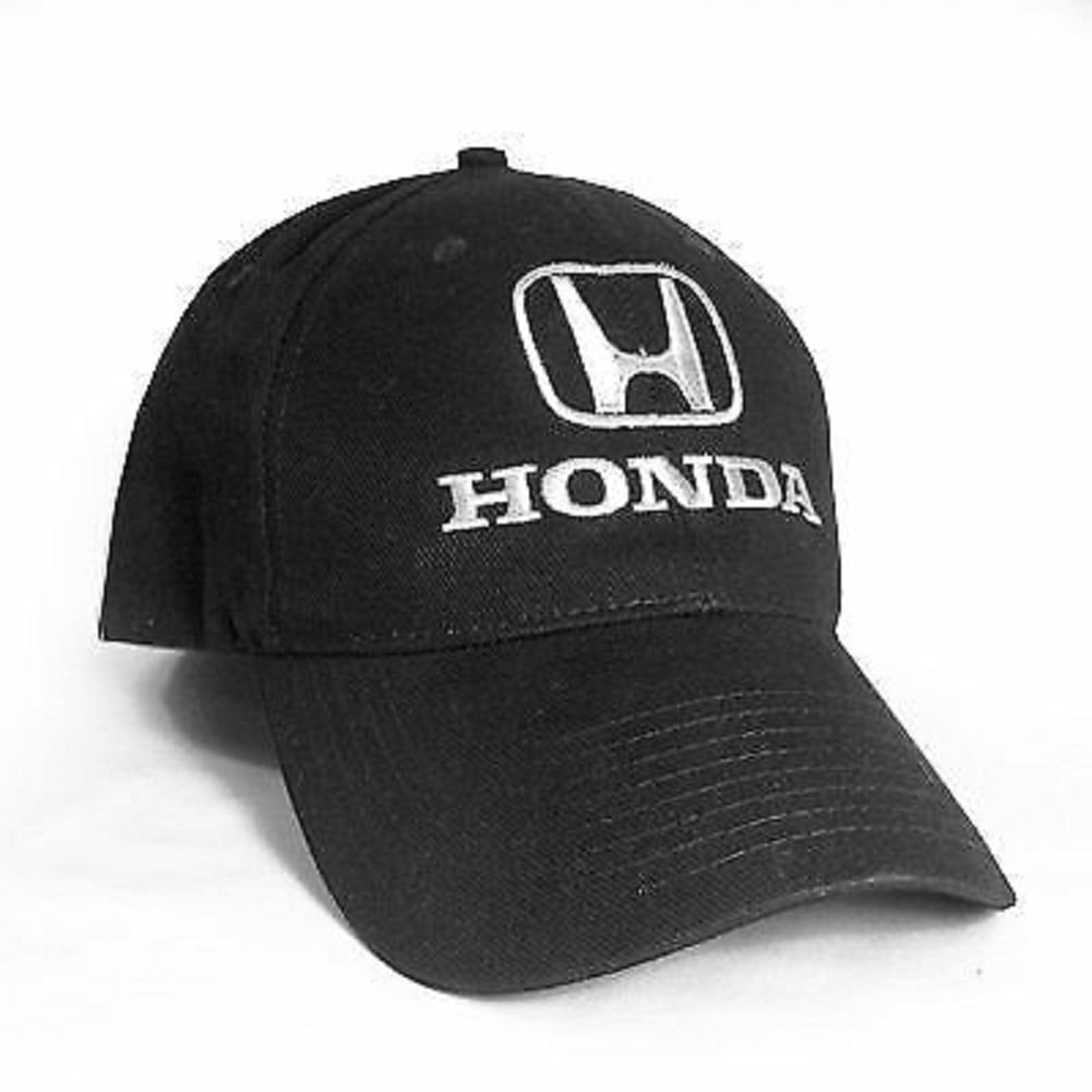 Honda Black Brushed Flex Adult Hat - L/XL