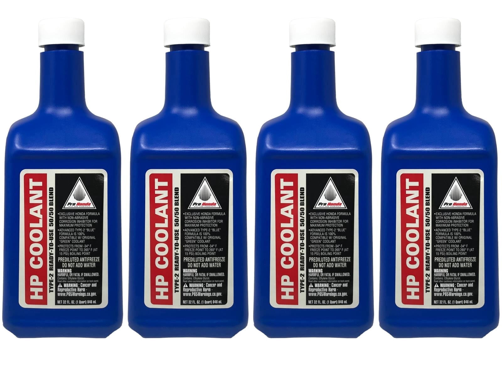 Honda Blend Genuine Antifreeze & Coolant, 4 Count, 32 fl oz