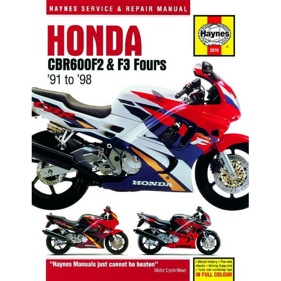Honda CBR600F2 & F3 Fours (91-98) Haynes Repair Manual ^