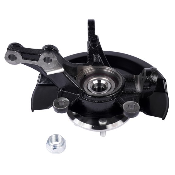 Honda CR-V 2007-2009 Front Passenger Steering Knuckle Assembly - 45255STKA00, 51211-SWA-A00, 44600SJKJ00 - 5-Lug, 6in Hub