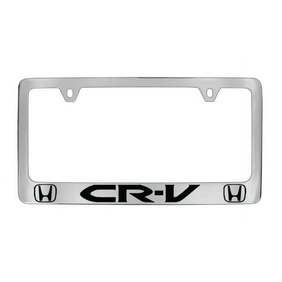 Honda CR-V Chrome Plated Metal License Plate Frame Holder