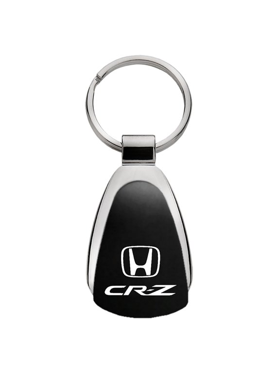 Honda CR-Z Keychain & Keyring - Black Teardrop