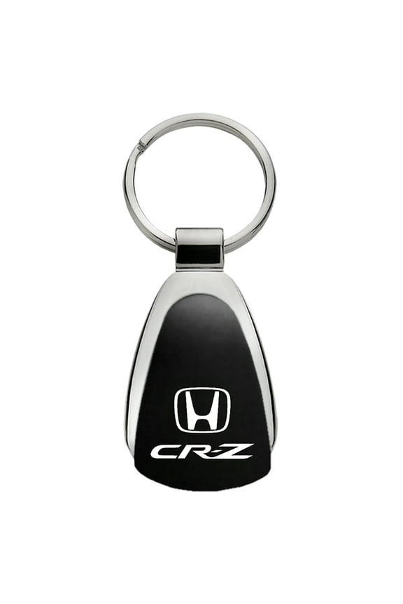 Honda CR-Z Keychain & Keyring - Black Teardrop