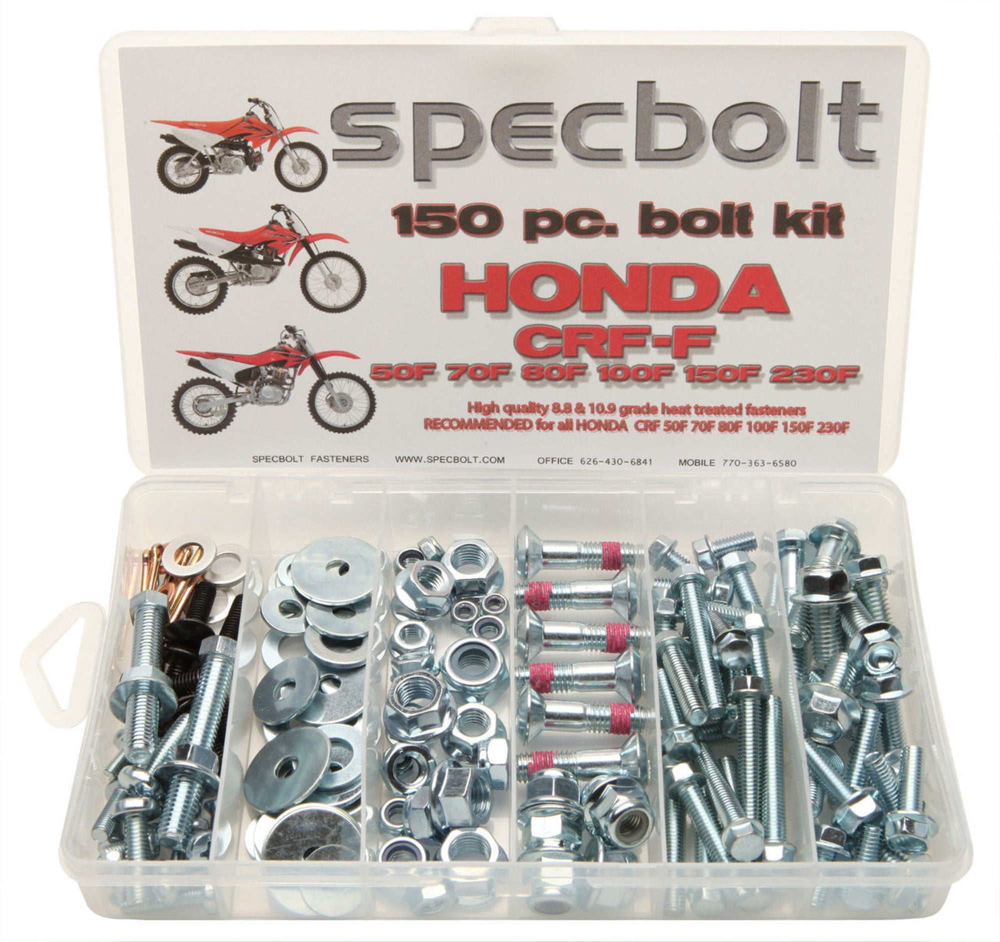 Honda CRF Models / XR & XL Models 90's and up 150Pc Bolt/Fastener Kit ...
