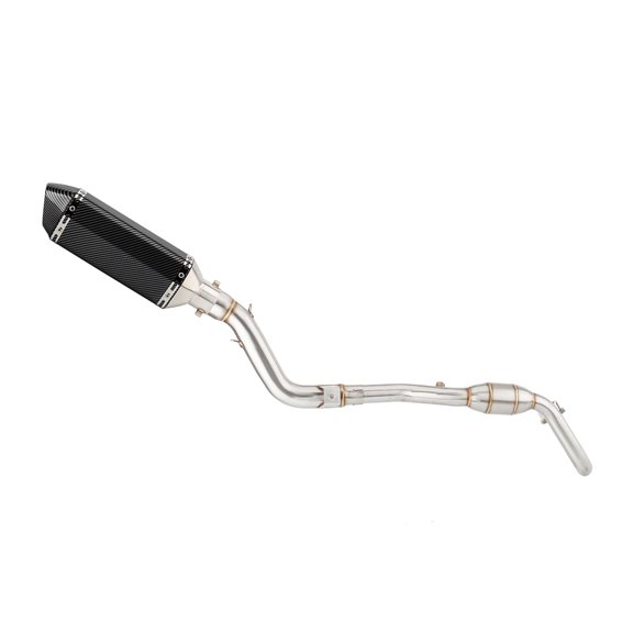 For Honda CRF250L / CRF250L Rally 2017-2020 Modified Escape Motorcycle Exhaust Muffler Link Pipe 51MM Slip-on Tube System Compatible with Original Parts