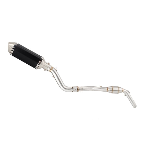 For Honda CRF250L / CRF250L Rally 2017-2020 Modified Escape Motorcycle Exhaust Muffler Link Pipe 51MM Slip-on Tube System Compatible with Original Parts
