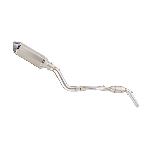 For Honda CRF250L / CRF250L Rally 2017-2020 Modified Escape Motorcycle Exhaust Muffler Link Pipe 51MM Slip-on Tube System Compatible with Original Parts