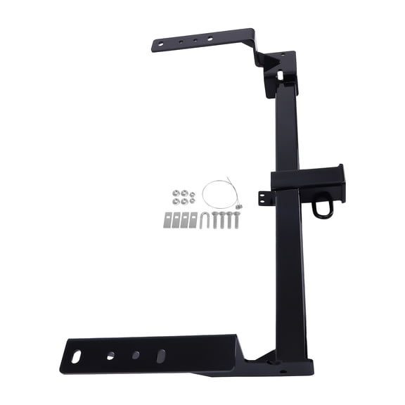 Honda CRV 2002-2006 2.4L Rear Trailer Hitch Receiver 2" Class 3, 3500lbs GTW, Black Powder Coat, No Drill Install, BDZHMXORUO
