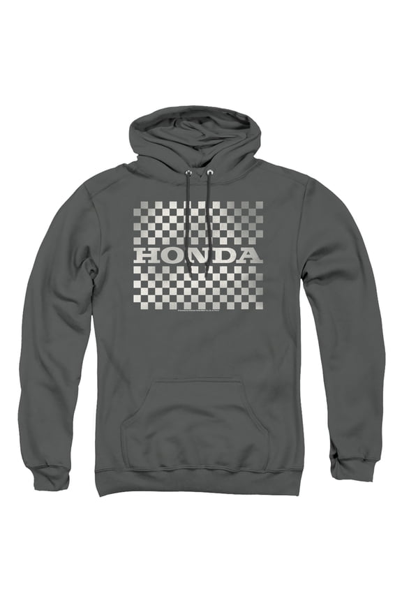 Honda Checkers Logo Unisex Adult Pull-Over Hoodie, Checkers Logo, Medium