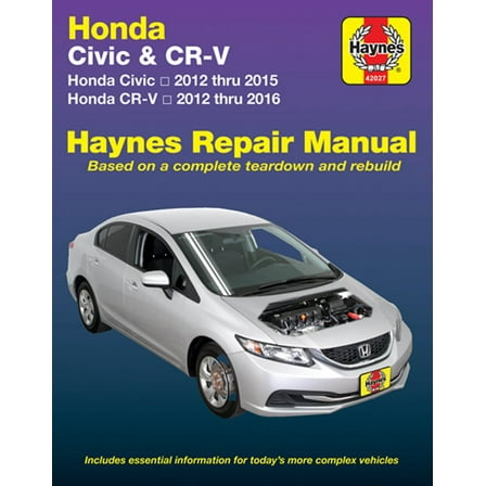 Honda Civic (12-15) & CR-V (12-16) Haynes Manual ^