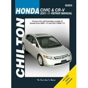 Honda Civic 2001-11 & CR-V 2002-11 exc. CNG or hybrid models Chilton Repair Manual USA ^