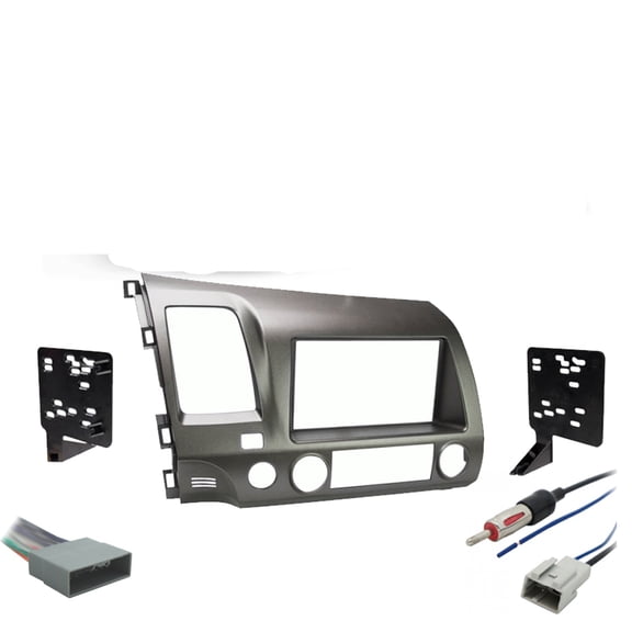 Honda Civic 2006-2008 Single or Double DIN Stereo Radio Install Dash Kit Taupe