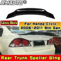 Honda Civic 2006-2011 8th Gen Rear Trunk Spoiler Rear Trunk Spoiler Wing Rear Roof Wing Body Kit Car Accessories