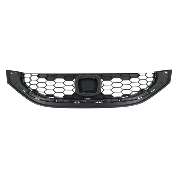 For Honda Civic 2013 2014 2015 Grille | Front | ABS Plastic | Textured Black | 1.8L | DX/LX/HF/CNG Model | Replacement For HO1200216 | 191275242711, 71121TR3A01