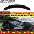 thumbnail image 1 of Honda Civic 2016-2021 10th Gen Rear Trunk Spoiler Rear Trunk Spoiler Wing Rear Roof Wing Body Kit Car Accessories, 1 of 6