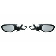 For Honda Civic 2016 Door Mirror Driver and Passenger Side | Pair | Power | Heated | Paint to Match | Replacement For 76258TBAC02ZA, 76208TBGA02ZA | HO1320284, HO1321284