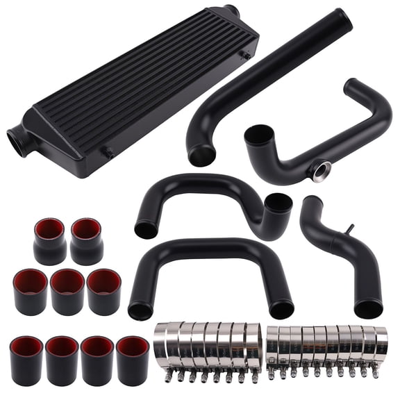 Honda Civic/Acura Integra Intercooler Pipe Kit 1992-2001, 2.5" Inlet/Outlet, Aluminum Bar & Plate, SKU: 60889060, Engine Cooling System
