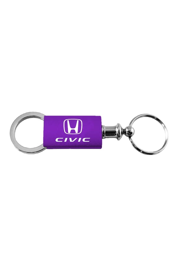 Honda Civic Anodized Aluminum Valet Key Fob (Purple)